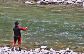 Fishing in Tirthan Valley