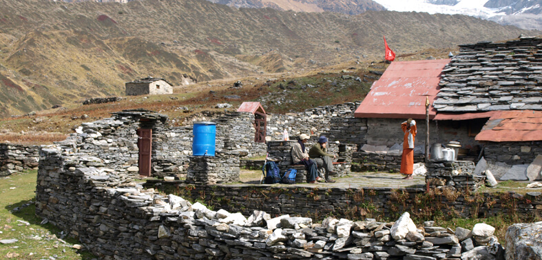 Kafni Glacier Trek Route