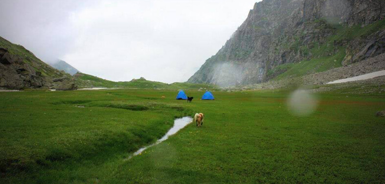 Kalihani Pass Trek Route