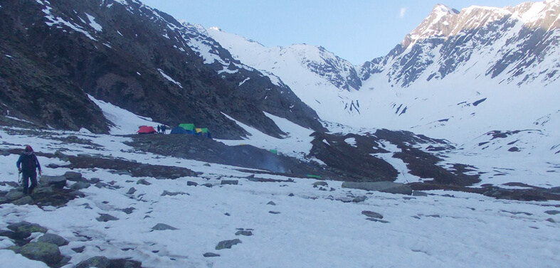 Sach Pass Trek Route